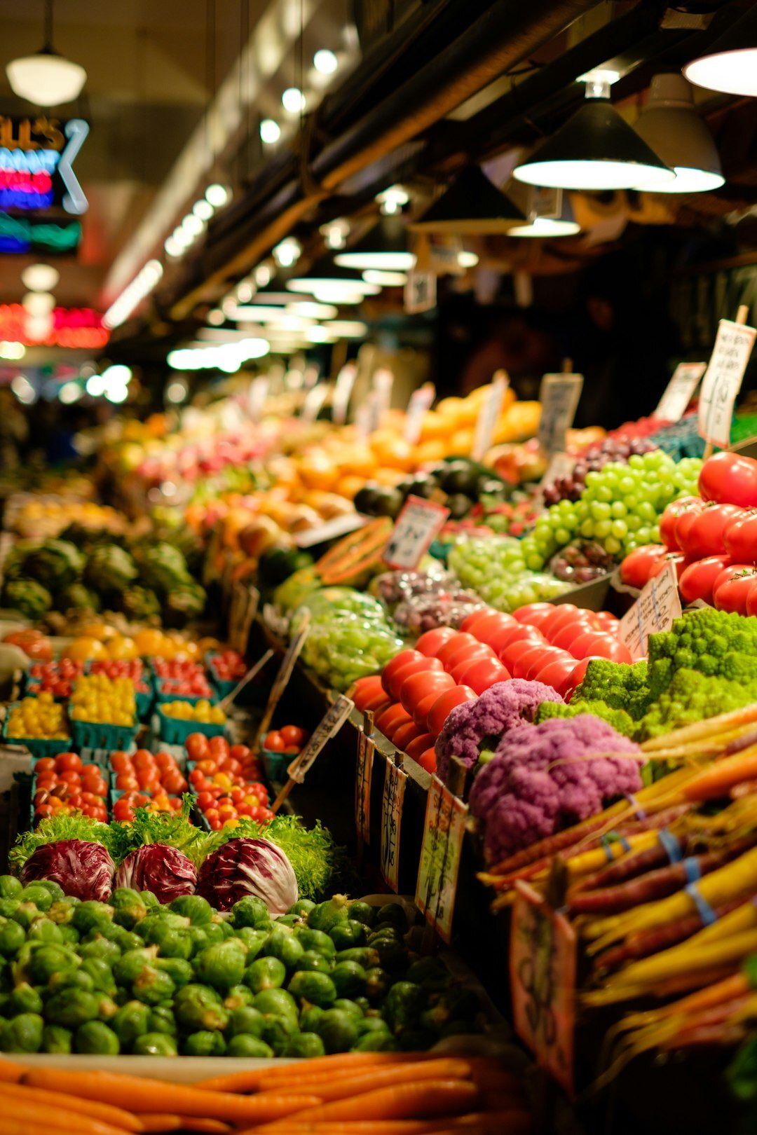 seasonal vegetables market