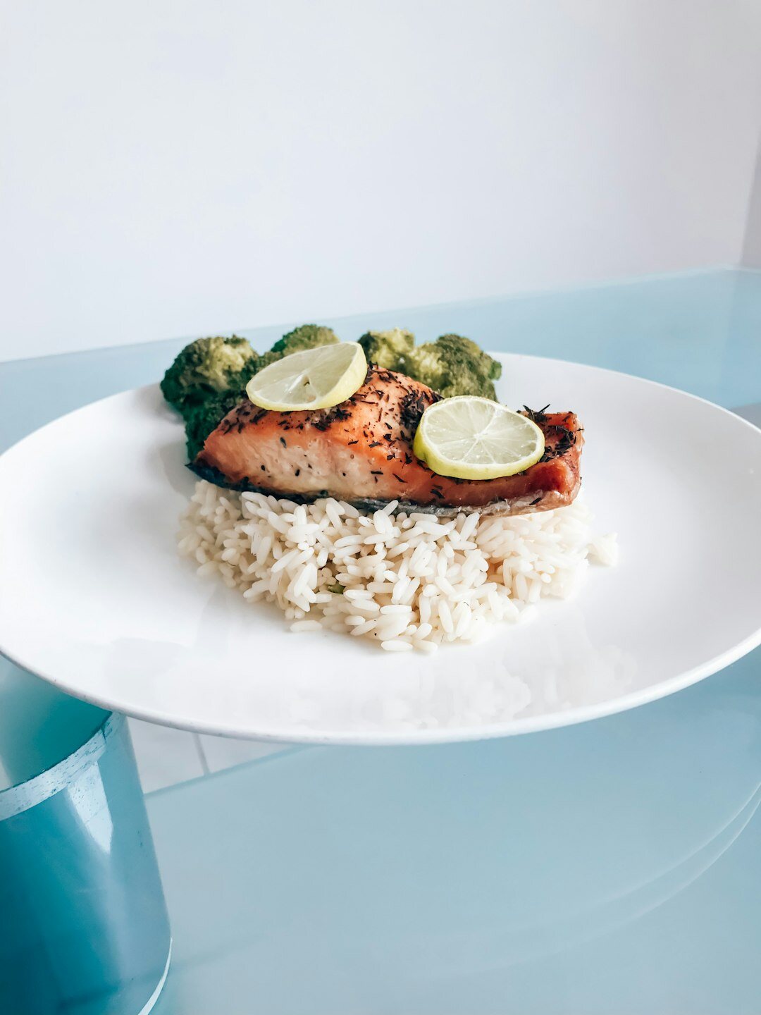 grilled salmon dinner